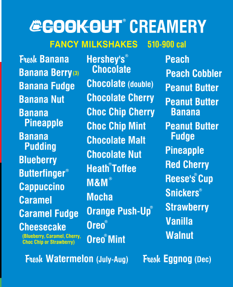 cookout creamery