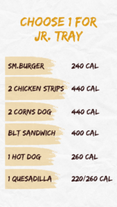 cookout Cafe Menu