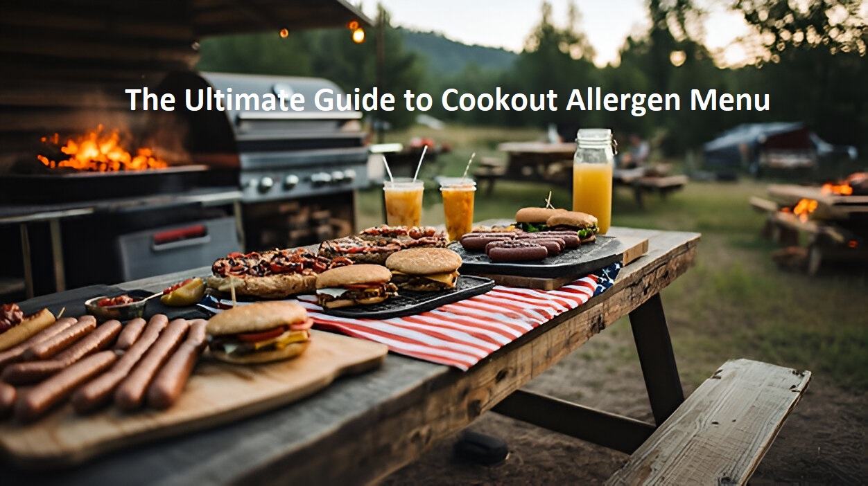 cookout allergen menu