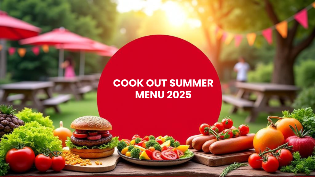 Cook Out Summer Menu 2025