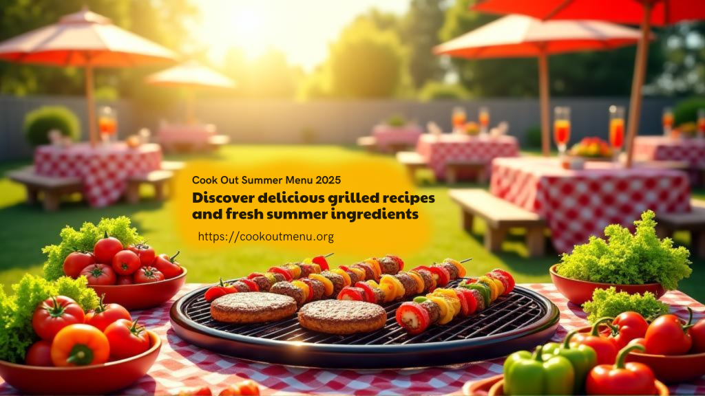 Cook Out Summer Menu 2025: Sizzling Seasonal Picks You Can't Miss 2 cook out summer menu
