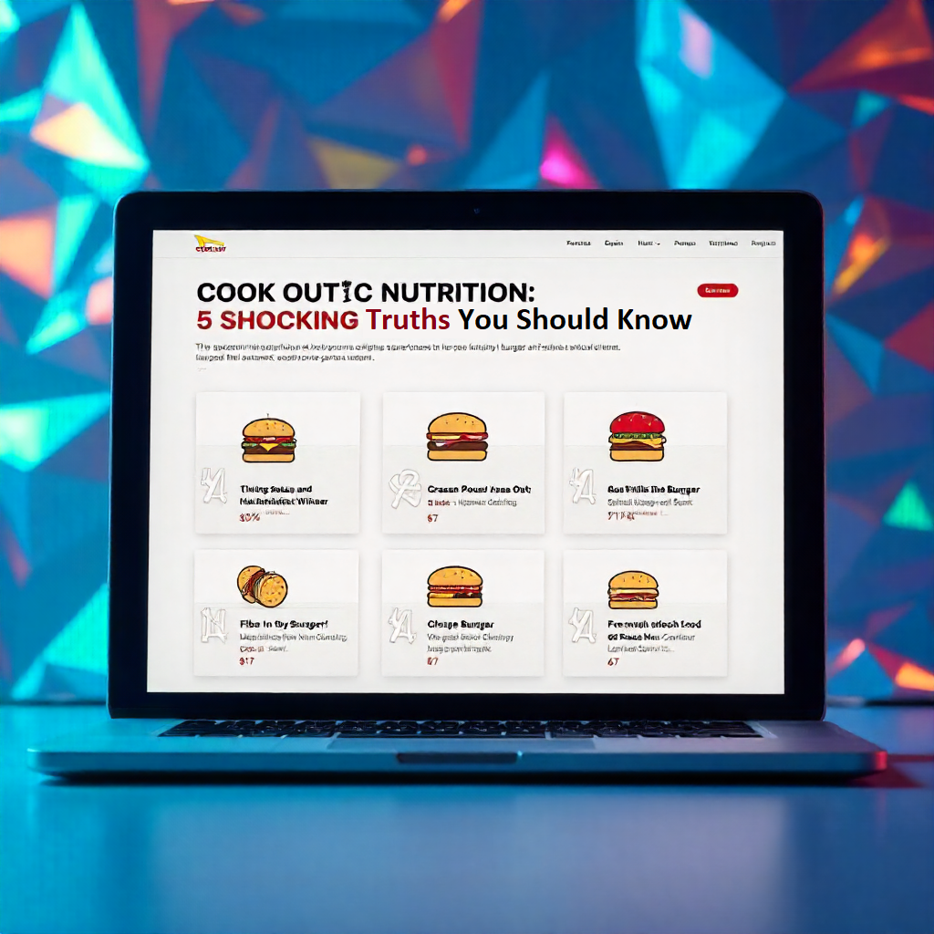 cook out burger nutrition
