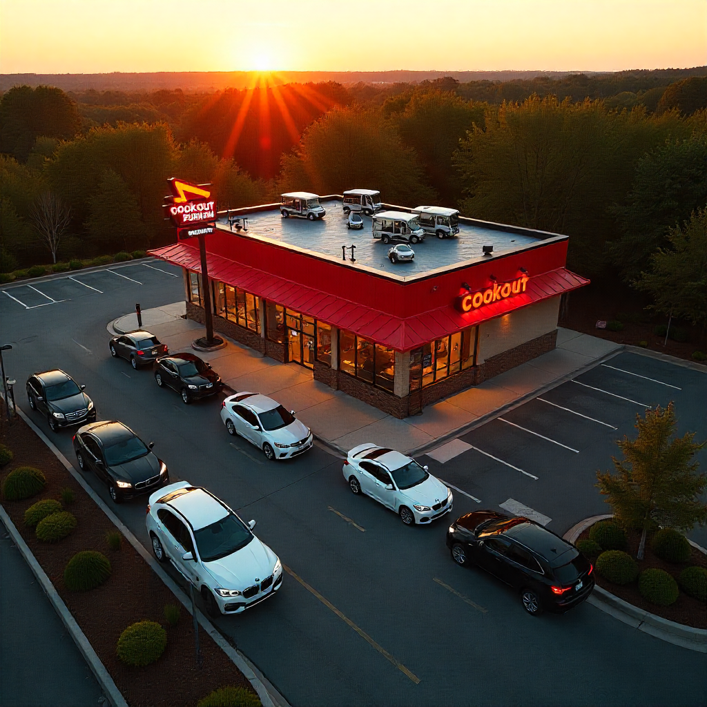 Cook out drive thru