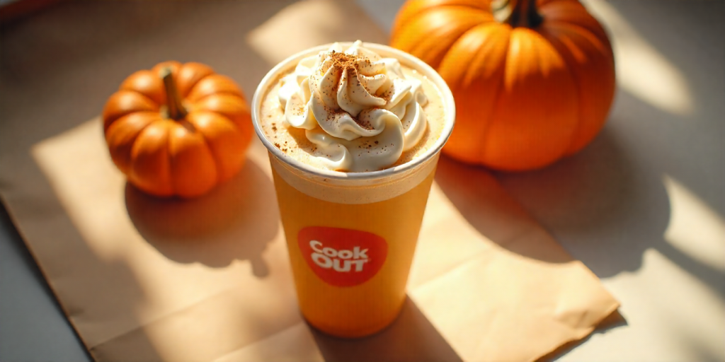 Cook Out’s seasonal pumpkin milkshake returns on the fall 2025 menu.