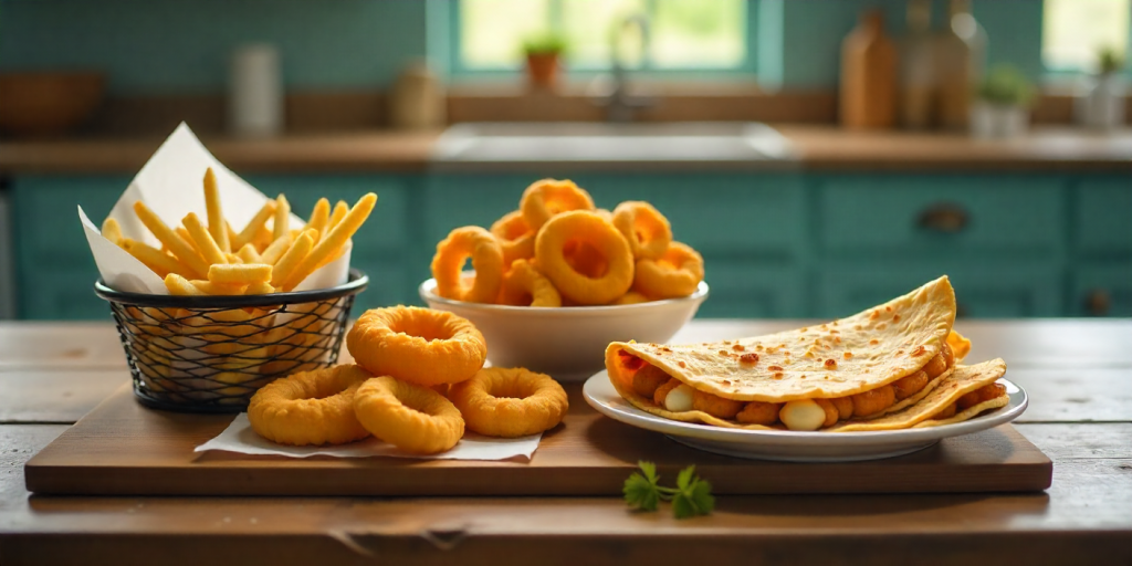 Cook Out tray tips featuring popular sides like fries, hush puppies, and onion rings.
