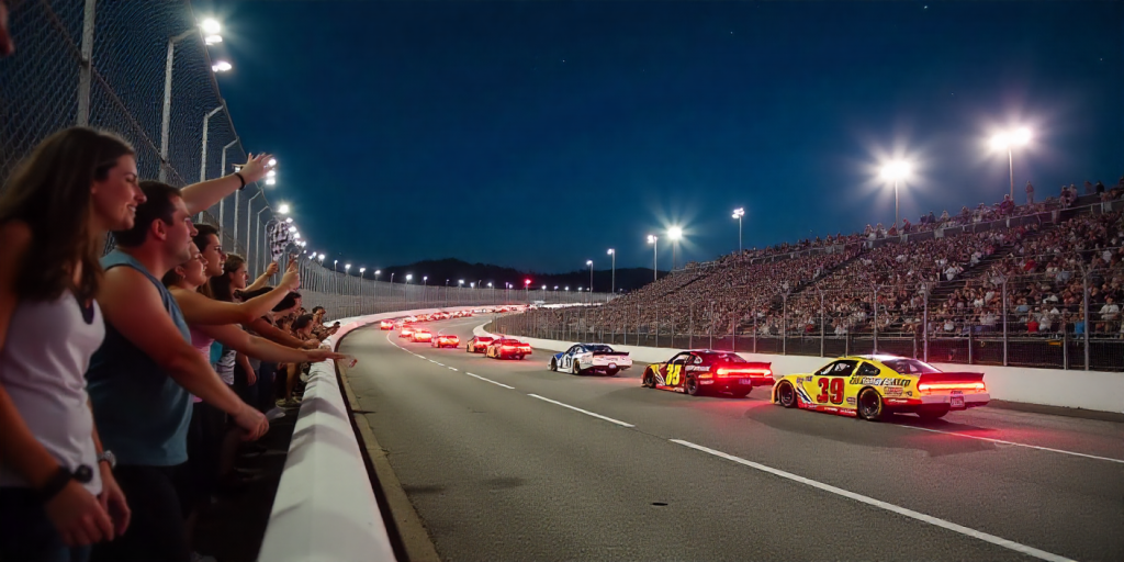 1 Brilliant Secret Behind Cook Out Advertising, Bold Marketing Strategy Revealed 4 Cook Out sponsorship banners at Martinsville Speedway during the Cook Out 400 NASCAR race.