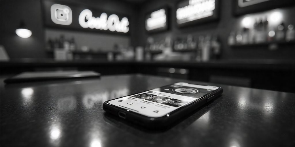 1 Brilliant Secret Behind Cook Out Advertising, Bold Marketing Strategy Revealed 3 Smartphone showing Cook Out’s Instagram page with food promotions.