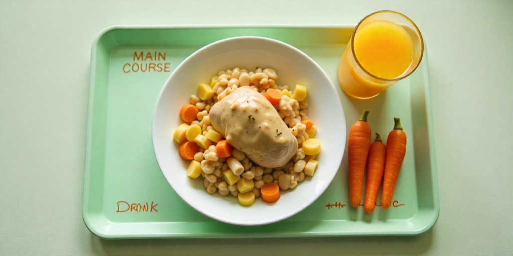 Labeled Cook Out tray challenge showing entrée sides and drink