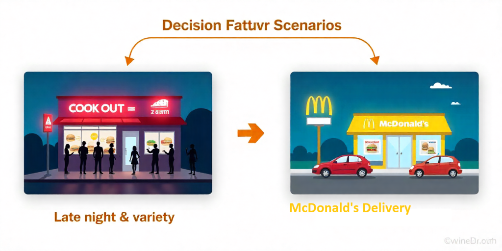 Cookout vs McDonalds: 5 Big Reasons Shows Cook Out on Top 9 Cook Out vs McDonald’s decision flowchart