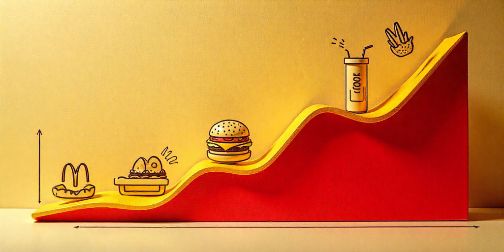 Cookout vs McDonalds: 5 Big Reasons Shows Cook Out on Top 8 Sentiment trend infographic showing Cook Out rising in popularity while McDonald’s remains steady.