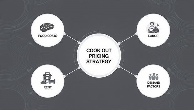 cookout pricing strategy cost drivers diagram