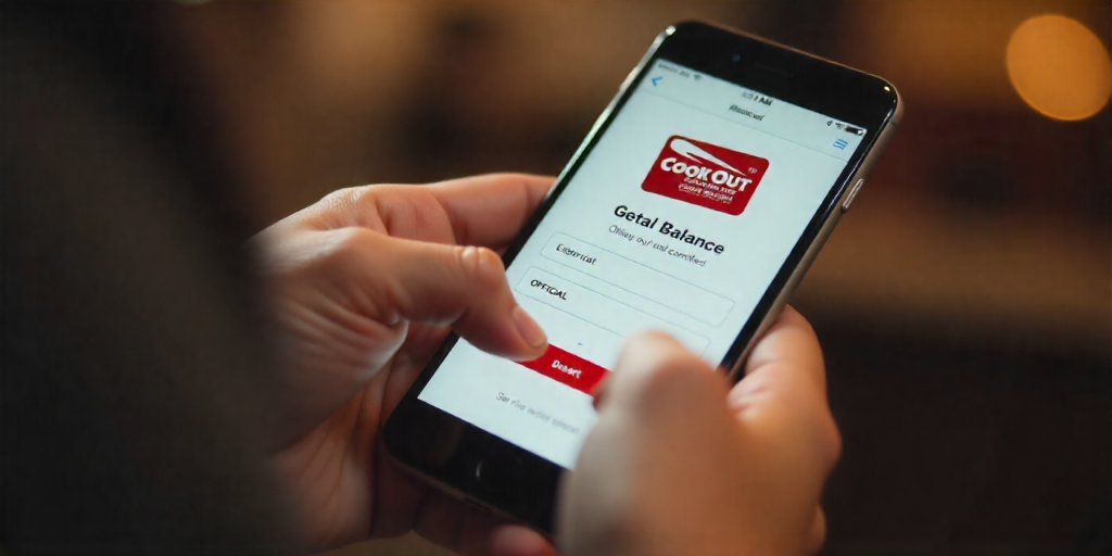 Checking Cook Out gift cards balance online