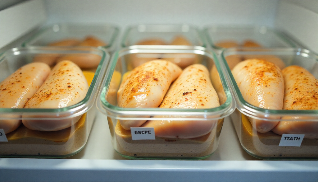 Cookout chicken recipe, 7 Proven Copycat Cook Out Chicken Sandwiches You Can Make Today 7 Cooked chicken stored in airtight containers for reheating.