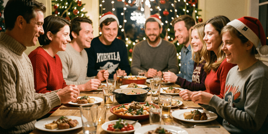 Cookout New Year Meals 2026 New Year’s Eve party trays with burgers, BBQ, fries, and milkshakes
